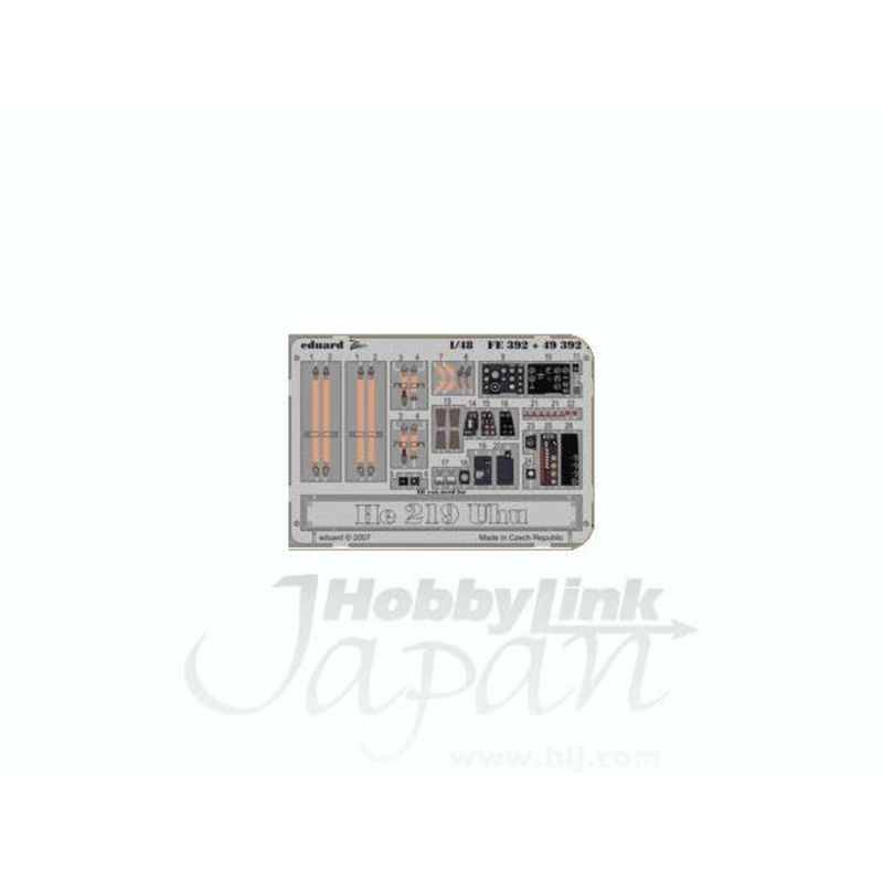 1/48 He219 Uhu Interior Zoom Color PE S.A. (for Tamiya)