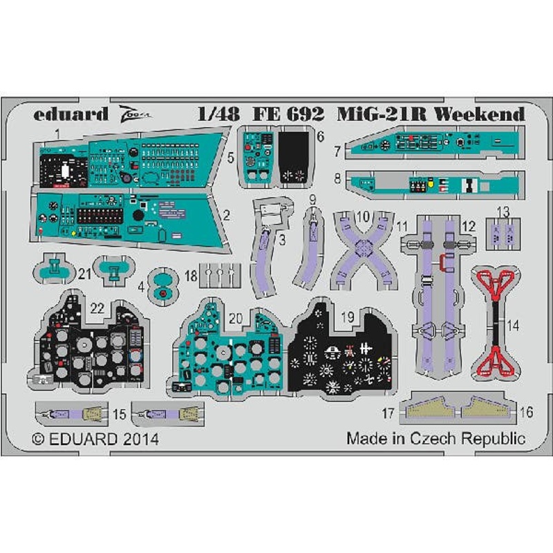 1/48 MiG-21R Weekend (for Eduard)