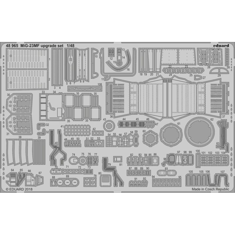 1/48 MiG-23MF Upgrade Set (for Eduard/Trumpeter)