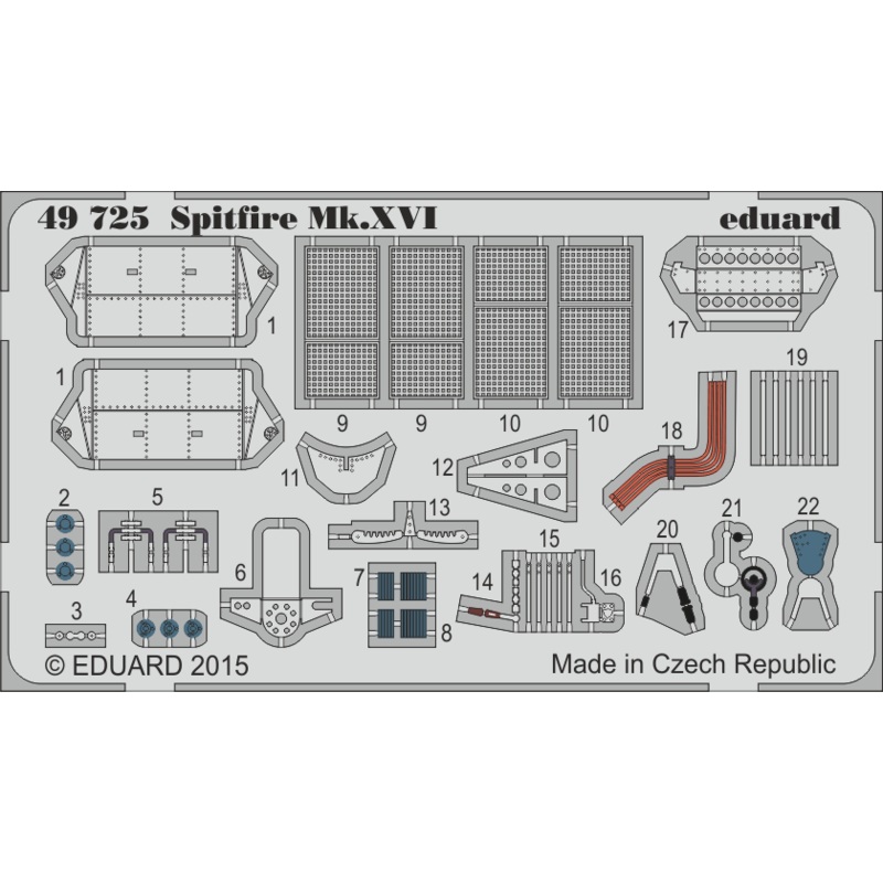 1/48 Spitfire Mk.XVI Parts Set (for Eduard)
