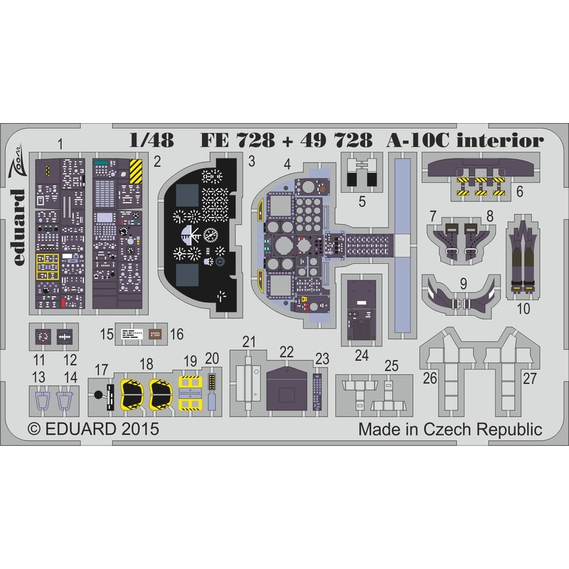 1/48 A-10C Interior S.A. (for Italeri)