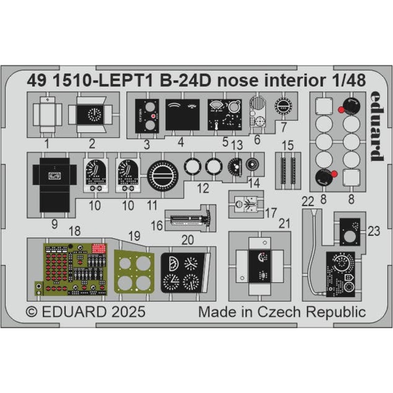 1/48 B-24D nose interior