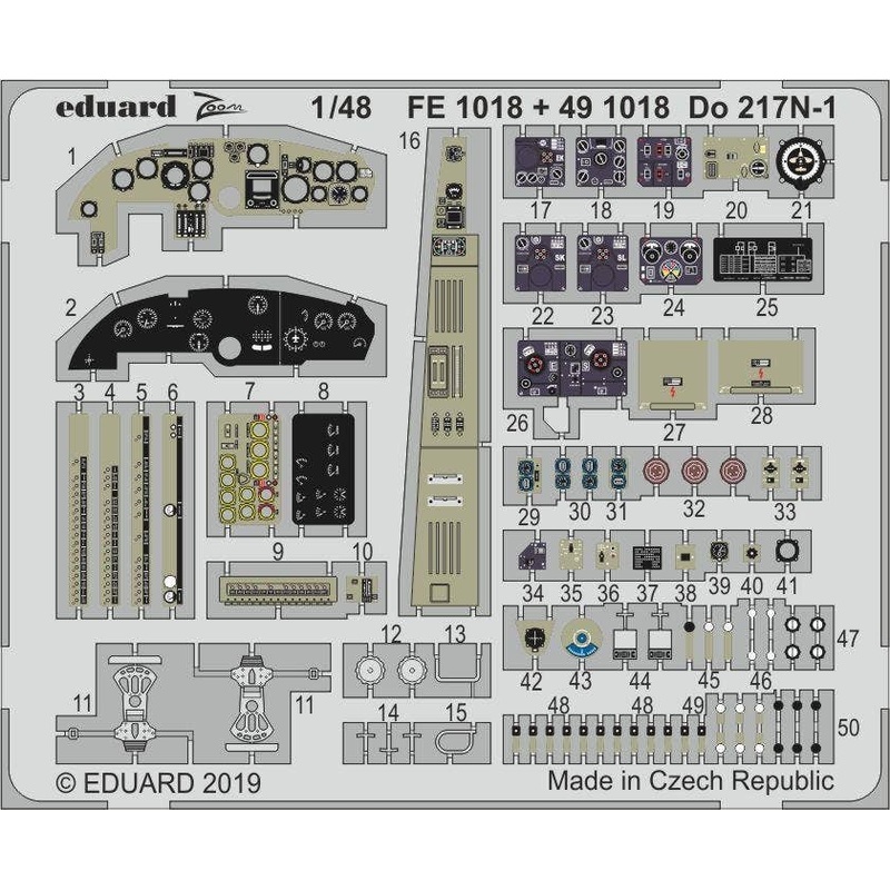 1/48 Do 217N-1 Zoom Photo-Etched Parts (for ICM)