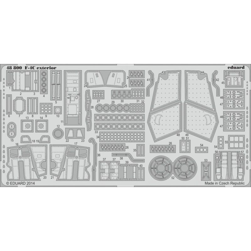 1/48 F-4C Exterior Parts Set S.A. (for Academy)