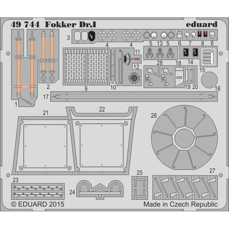 1/48 Fokker Dr.I (for Revell)