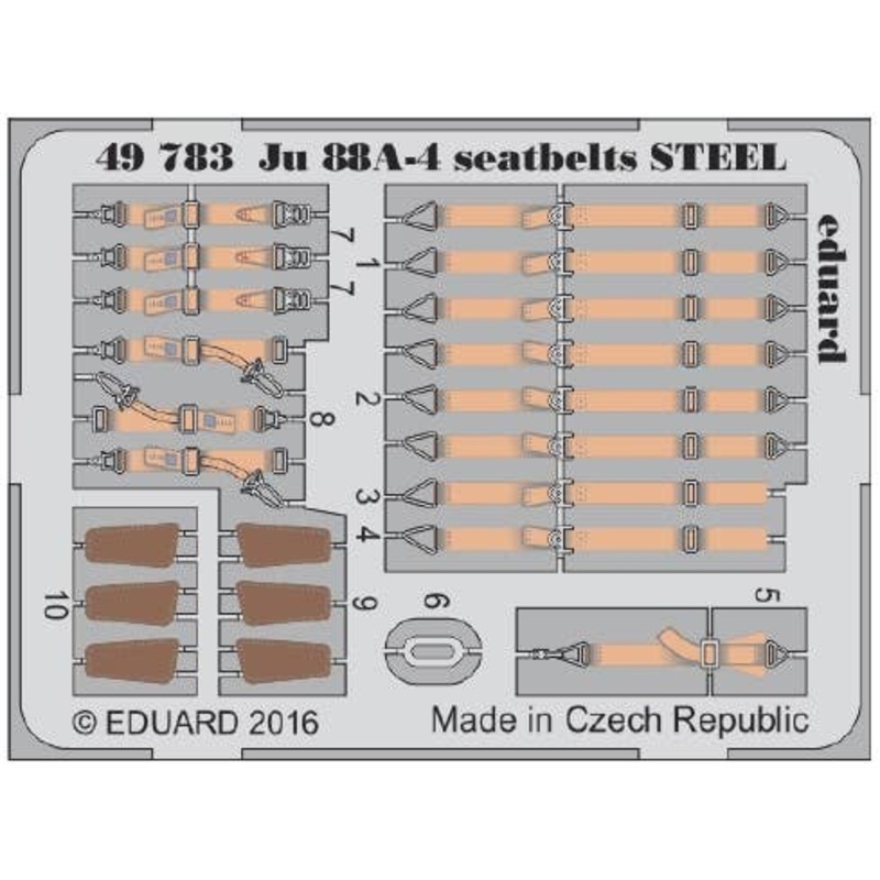 1/48 Ju 88A-4 Seatbelts Steel (ICM)