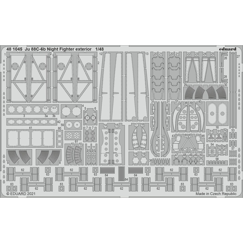 1/48 Ju 88C-6b Night Fighter Exterior (for ICM)