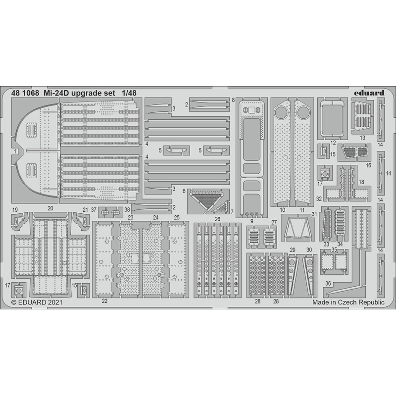 1/48 Mi-24D upgrade set (for Eduard)