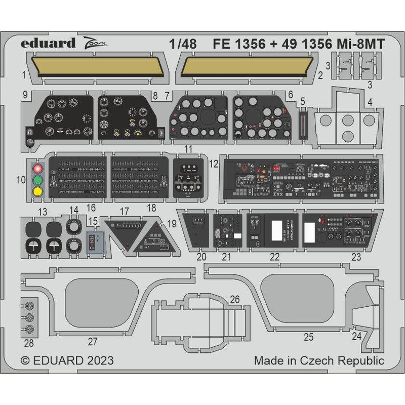 1/48 Mi-8MT Photo-Etched Parts (for TRUMPETER)