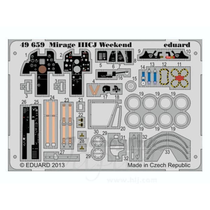 1/48 Mirage IIICJ Weekend (for Eduard)