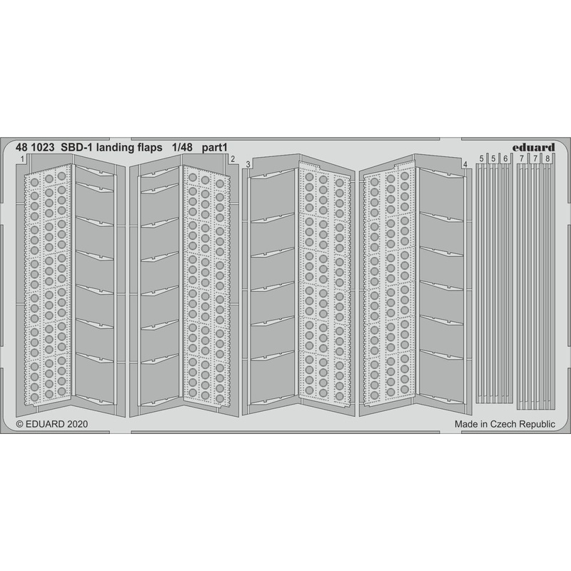 1/48 SBD-1 Landing Flaps (for Academy)