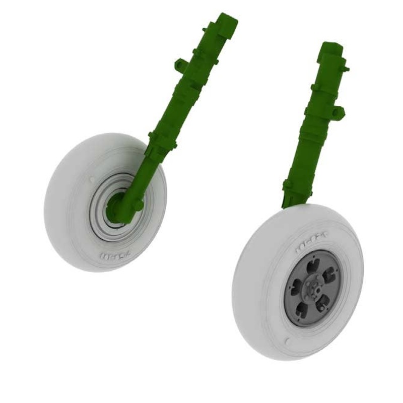 1/48 Spitfire Mk.I Wheels (for Airfix)