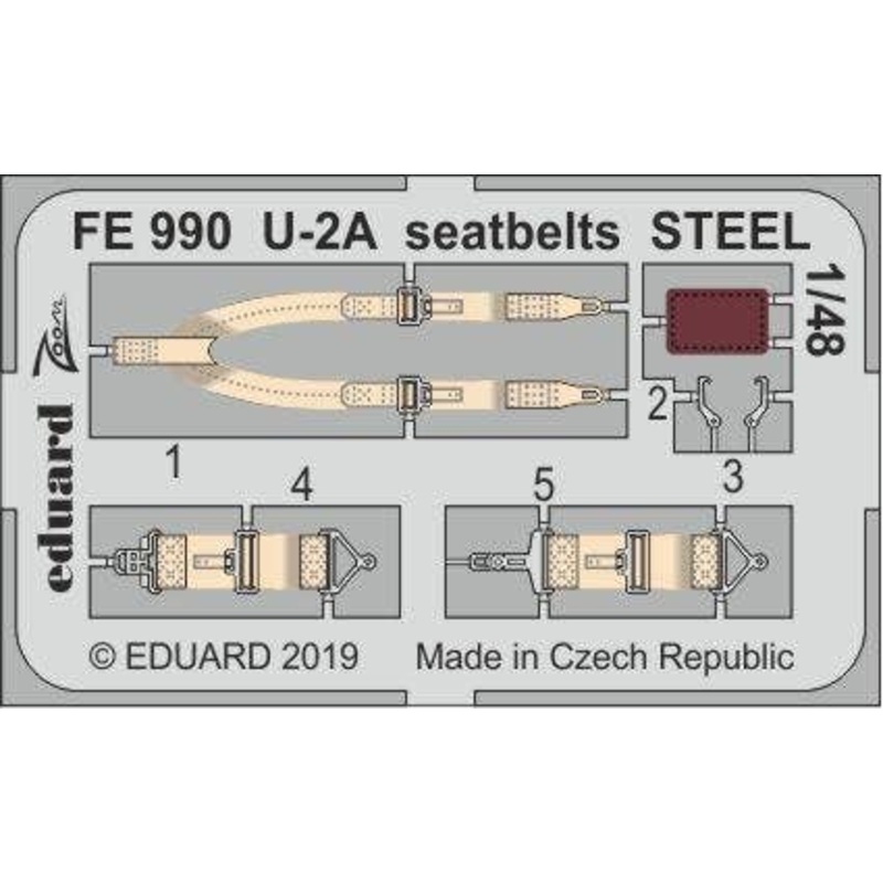 1/48 U-2A Seatbelts Steel (for AFV Club)