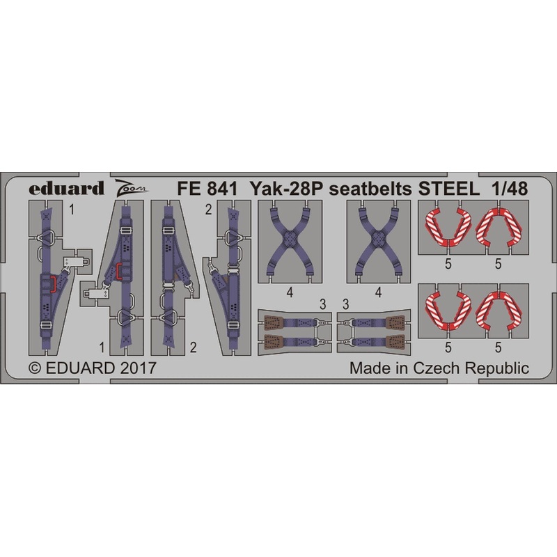 1/48 Yak-28P Seatbelts Steel (for Bobcat Models)