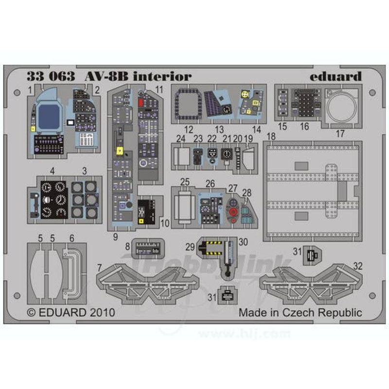 1/32 AV-8B Harrier II Interior S.A. (for Trumpeter)