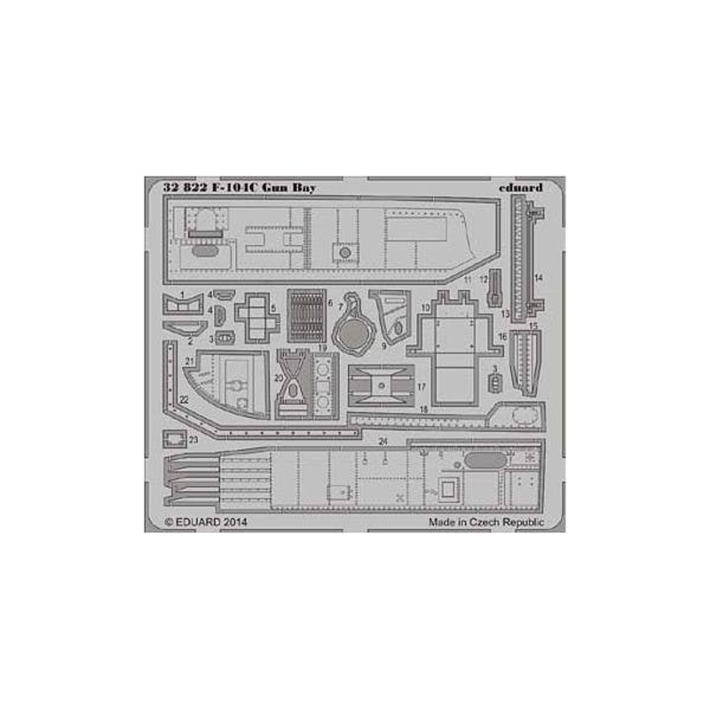 1/32 F-104C Gun Bay (for Italeri)