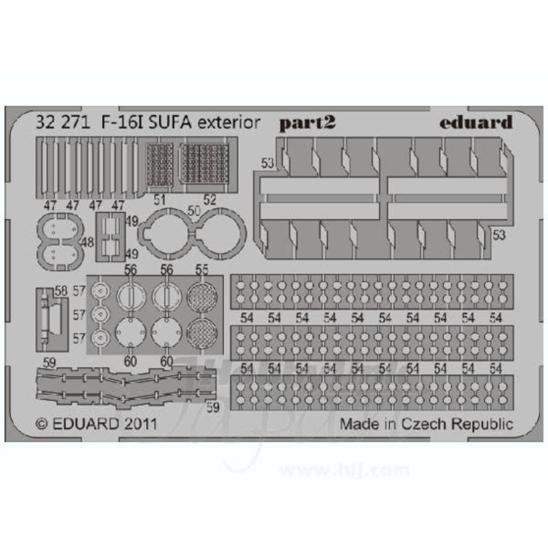 1/32 F-16I SUFA Exterior (for Academy)