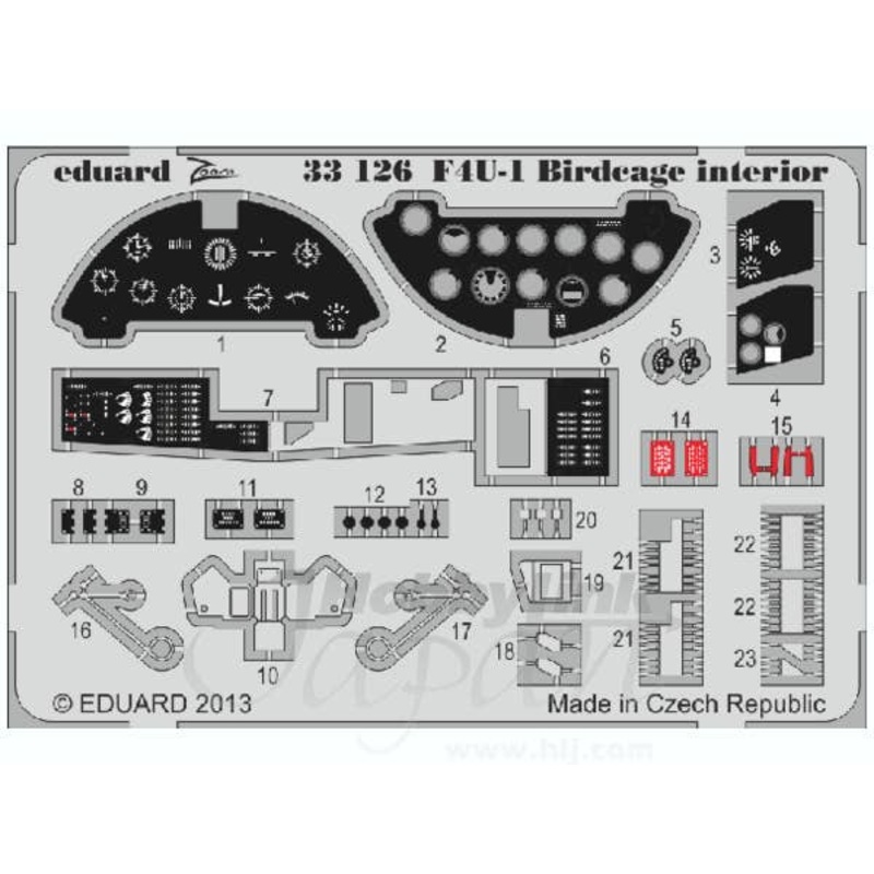 1/32 F4U-1 Birdcage Interior S.A. (for Tamiya)