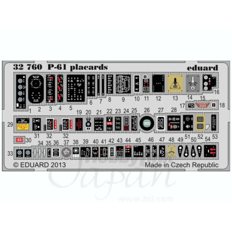 1/32 P-61 placards (for Hobby Boss)