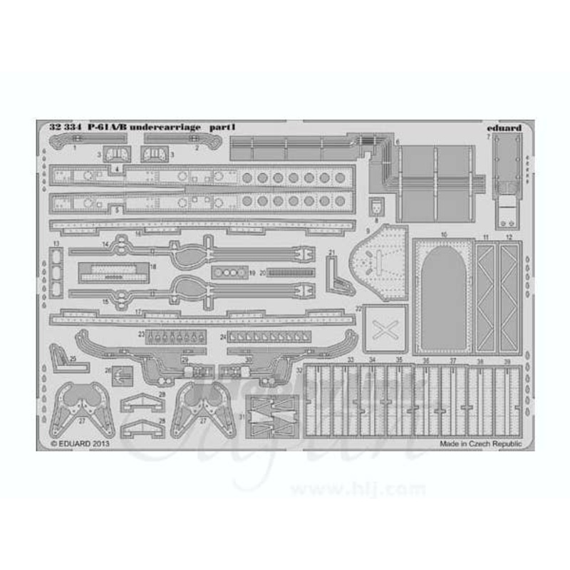 1/32 P-61A/B Undercarriage (Hobby Boss)