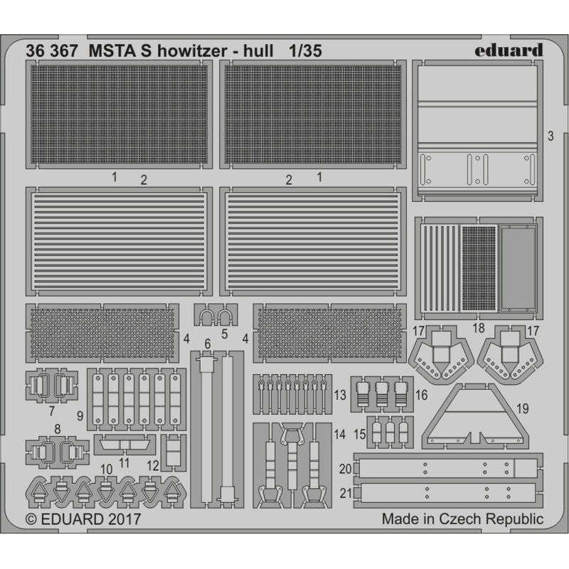 1/35 2S19 Msta S Howitzer Hull (for Zvezda)