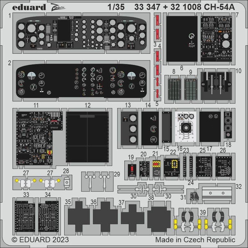 1/35 CH-54A Zoom Photo Etched Parts