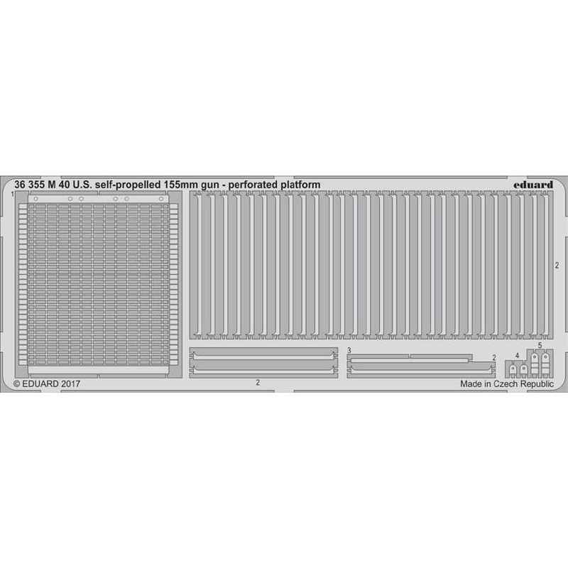 1/35 M40 U.S. Self-Propelled 155mm Gun - Perforated Platform (Tamiya)