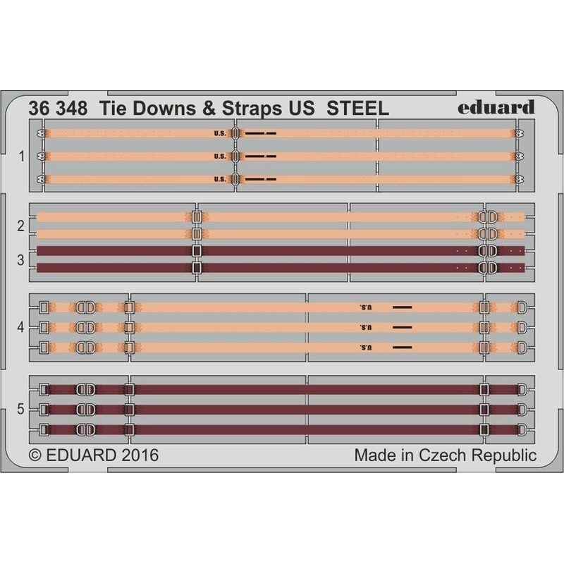 1/35 Tie Downs & Straps US Steel