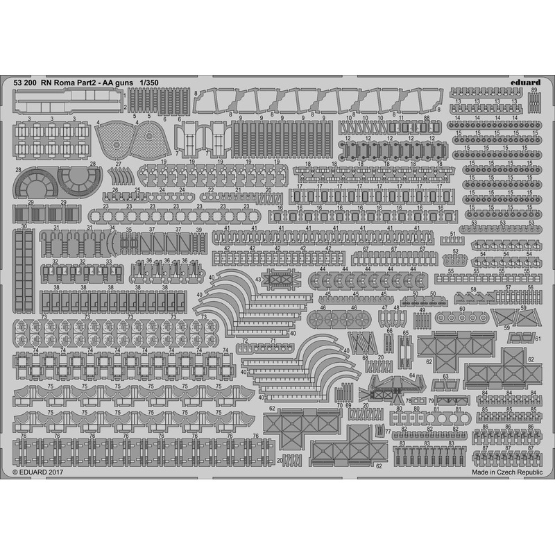 1/350 RN Roma Part2 AA Guns (for Trumpeter)