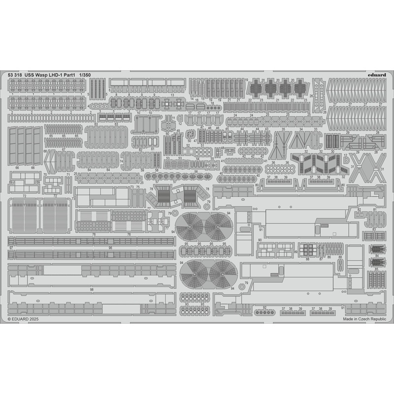 1/350 USS Wasp LHD-1 part 1