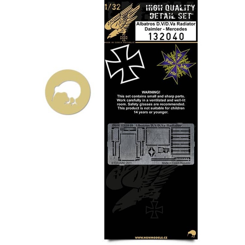 1/32 Albatros D.V / D.Va Radiator (for Wingnut Wings)