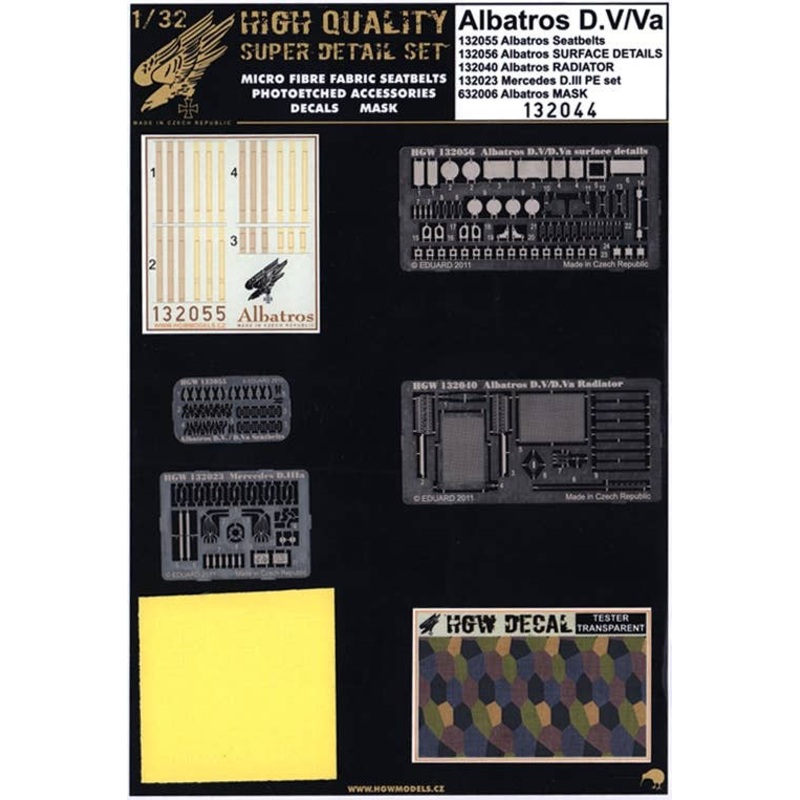1/32 Albatros D.V / D.Va Super Detail Set (for Wingnut Wings)