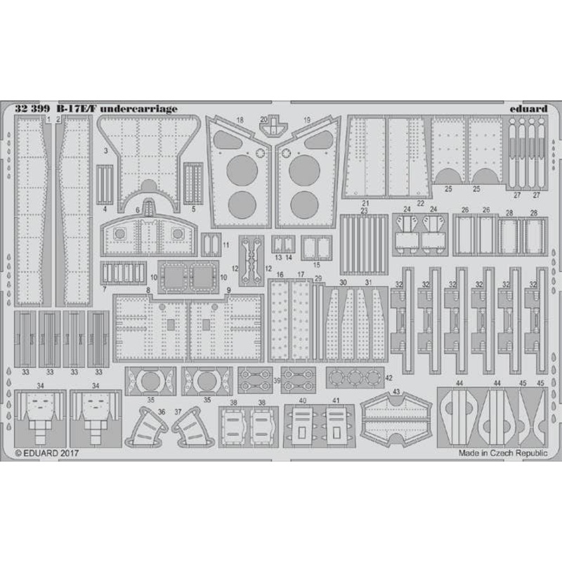 1/32 B-17E/F Undercarriage (HKM)