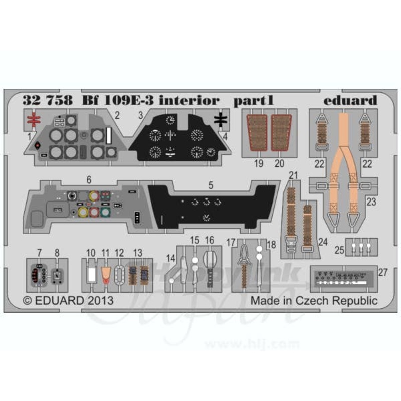 1/32 Bf 109E-3 Interior (Cyber Hobby)