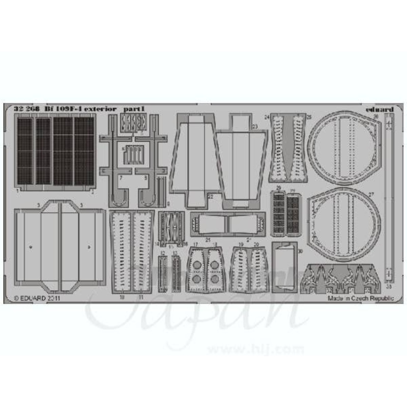 1/32 Bf 109F-4 Exterior (for Trumpeter)