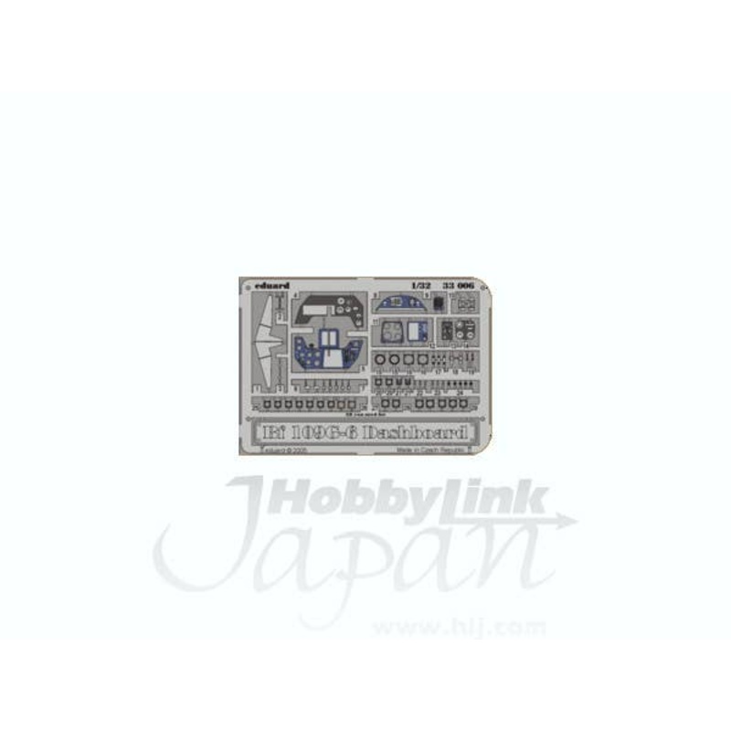 1/32 Bf109G-6 Dashboard PE Set (for Hasegawa)