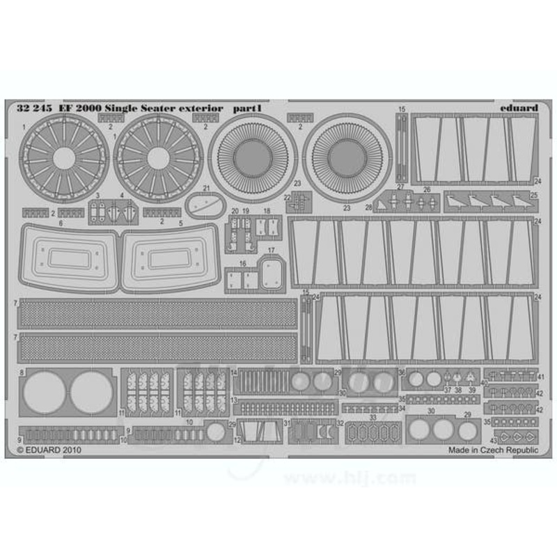 1/32 EF-2000 Single Seater Exterior PE Set (for Revell)