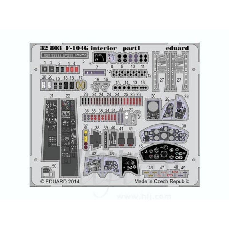 1/32 F-104G Interior S.A. (for Italeri)