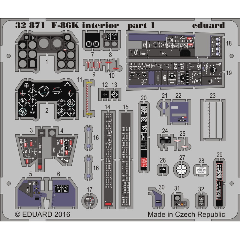 1/32 F-86K Interior (Kitty Hawk)