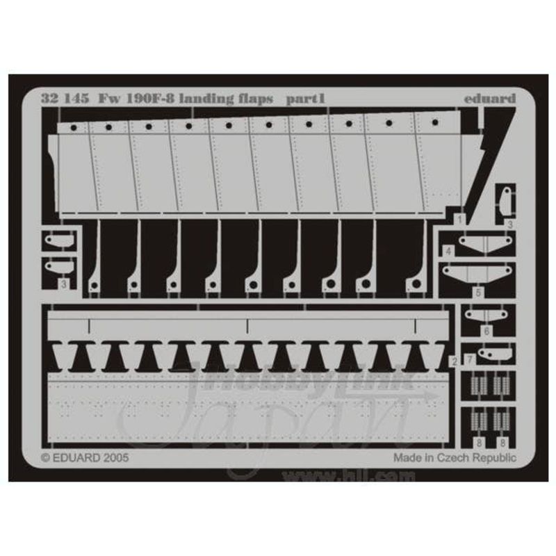 1/32 Fw190F-8 landing flaps (for Hasegawa)