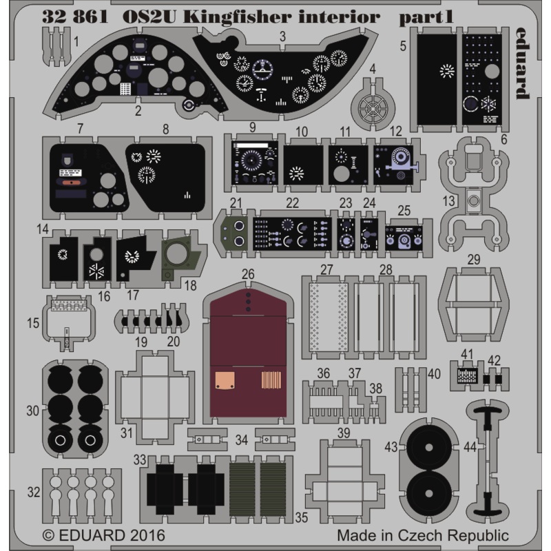 1/32 OS2U Kingfisher Interior Kittyhawk KH32016