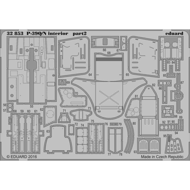 1/32 P-39Q/N Interior (for Kittyhawk)