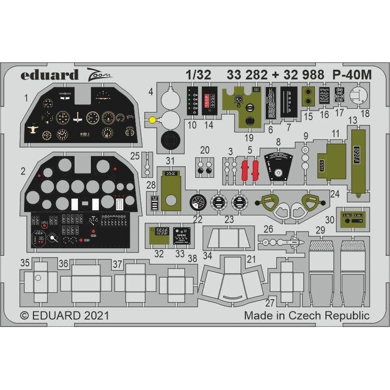 1/32 P-40M  (for Trumpeter)