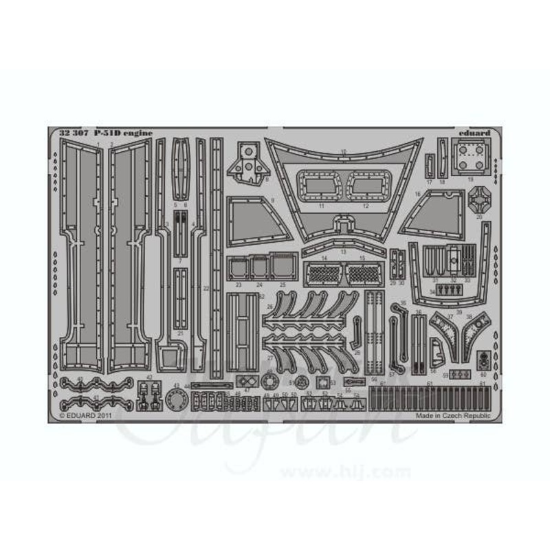 1/32 P-51D Engine (for Tamiya)