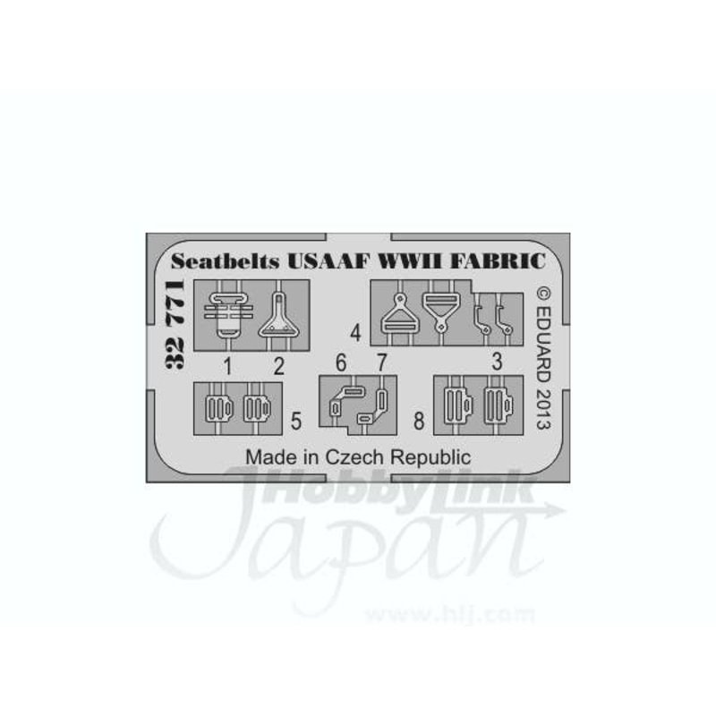 1/32 Seatbelts USAAF WWII FABRIC