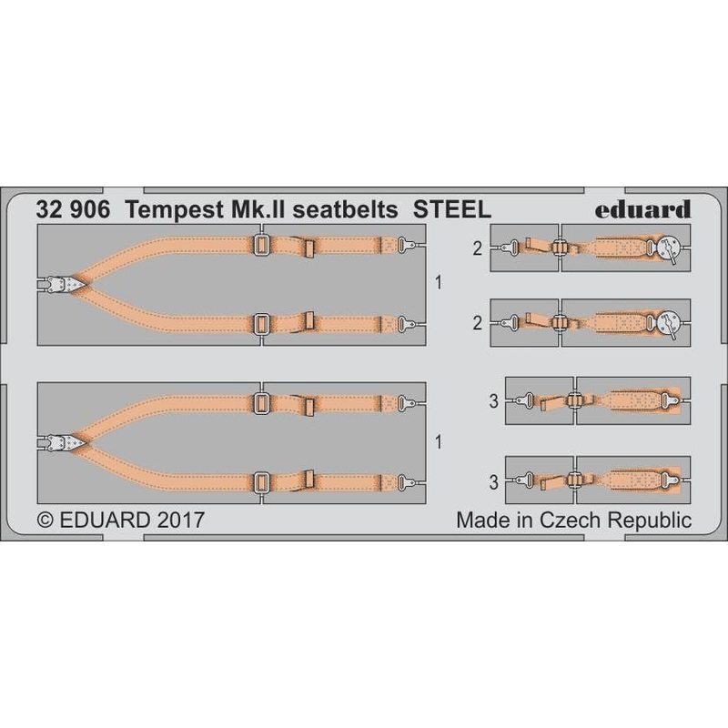 1/32 Tempest Mk.II Seatbelts Steel (Special Hobby)