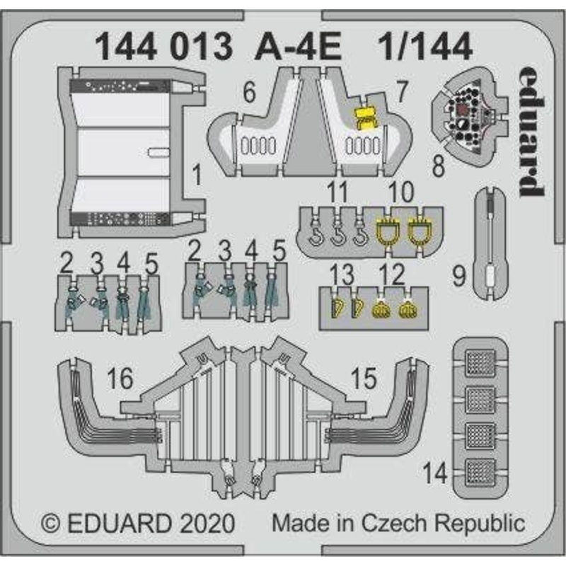 1/144 A-4E Photo-Etched Parts (for Eduard/Platz)