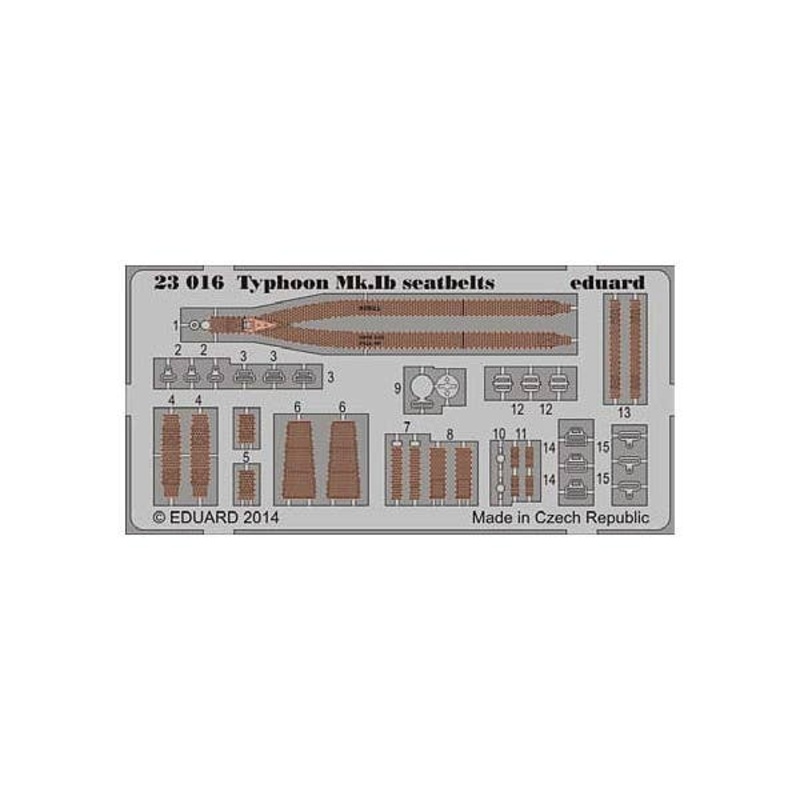 1/24 Typhoon Mk.Ib Seatbelts (for Airfix)