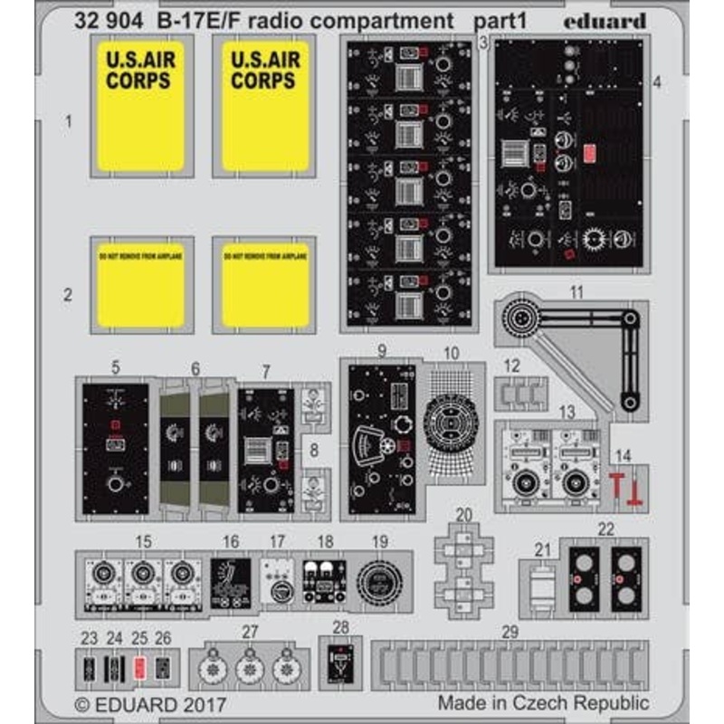 1/32 B-17E/F Radio Compartment (for HKM)