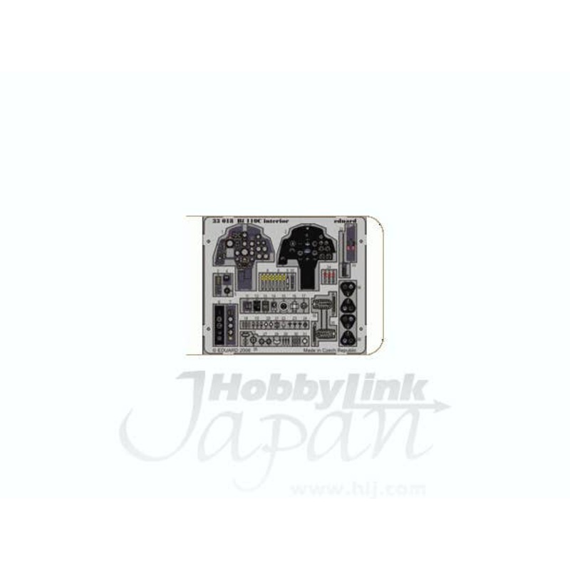 1/32 Bf110C Dashboard PE Set S.A. (for Dragon)